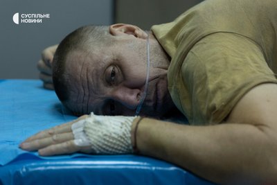 Поранений військовослужбовець проходить діагностику в лікарні "Феофанія" у Києві 29 листопада 2024 року Поранений військовослужбовець проходить діагностику в лікарні "Феофанія" у Києві 29 листопада 2024 року