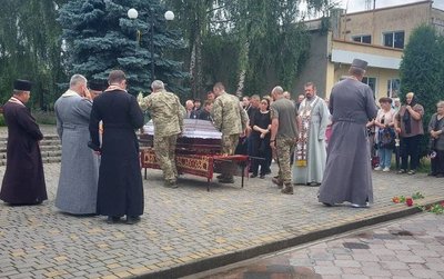 Похорон, ЗСУ, Тернопіль, Василь Гандяк Похорон, ЗСУ, Тернопіль, Василь Гандяк