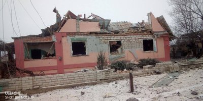 Знищений російськими ударами житловий будинок у Старовірівці на Куп'янщині Знищений російськими ударами житловий будинок у Старовірівці на Куп'янщині