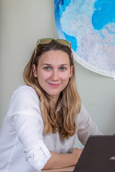 Метеорологиня, учасниця сезонних експедицій на антарктичну станцію "Академік Вернадський" Анастасія Чигарева у Києві Метеорологиня, учасниця сезонних експедицій на антарктичну станцію "Академік Вернадський" Анастасія Чигарева у Києві