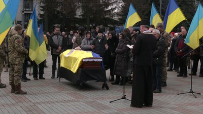 У Рівному попрощалися із загиблим підполковником СБУ Василем Шийкою