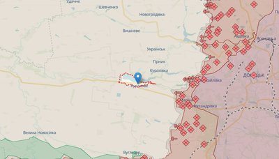 Російські військові вдруге за день обстріляли Курахове на Донеччині Російські військові вдруге за день обстріляли Курахове на Донеччині