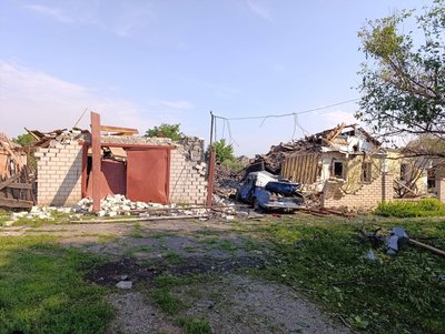 Наслідки удару КАБ по Шевченковому Наслідки удару КАБ по Шевченковому