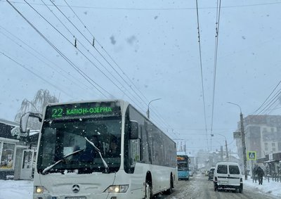Сніг Хмельницький, затор Хмельницький, пробка Хмельницький, автобус Хмельницький