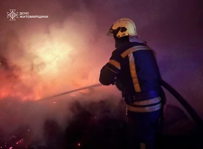 У Радомишлі горіло деревообробне підприємство — що відомо