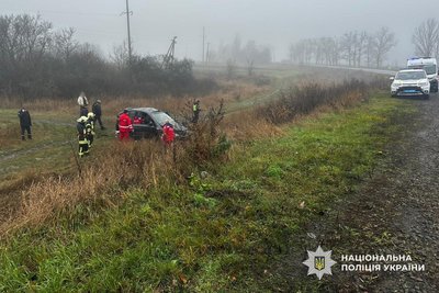 Авто злетіло у кювет: у ДТП на Черкащині отримали травми двоє людей Авто злетіло у кювет: у ДТП на Черкащині отримали травми двоє людей