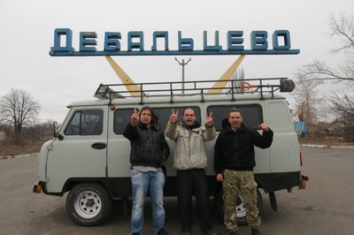 Олег Головков у Дебальцево