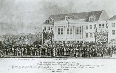 Перший Латвійський фестиваль пісні і танцю у 1873 році Перший Латвійський фестиваль пісні і танцю у 1873 році