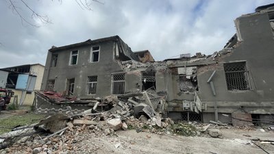 Приміщення теплових мереж зруйноване у Харкові після удару РФ 30 травня: фото Приміщення теплових мереж зруйноване у Харкові після удару РФ 30 травня: фото