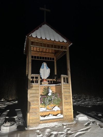 Каплиця, Пулинська громада, Житомирщина, статуя Діви Марії Каплиця, Пулинська громада, Житомирщина, статуя Діви Марії