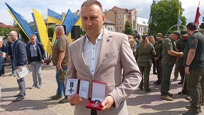 У Тернополі відзначили День Конституції України, віталій лебедь У Тернополі відзначили День Конституції України, віталій лебедь