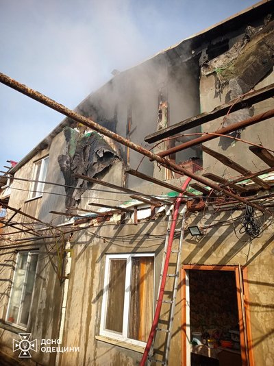 У житловому будинку в Одесі сталася пожежа