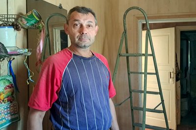 Евакуація люди обстріли армія РФ житель Першого Травня Дмитро селище Перше Травня Покровський район Донецька область 20 вересня 2024 рік Евакуація люди обстріли армія РФ житель Першого Травня Дмитро селище Перше Травня Покровський район Донецька область 20 вересня 2024 рік