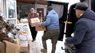 На Вінниччині волонтери сформували перший гуманітарний вантаж 2026 року для захисників Донеччини