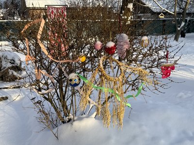 Двометрового дідуха та різдвяну зірку із вишивкою встановили у Музеї Кролевецького ткацтва Двометрового дідуха та різдвяну зірку із вишивкою встановили у Музеї Кролевецького ткацтва