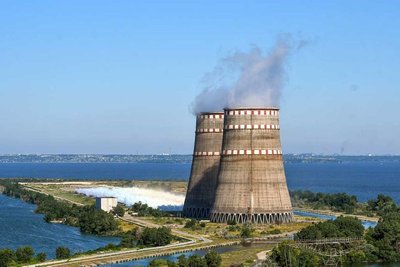 На ЗАЕС у градирнях відбулася пожежа На ЗАЕС у градирнях відбулася пожежа