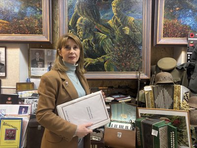 Наукова співробітниця музею Світлана Корчомн Наукова співробітниця музею Світлана Корчомн