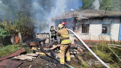 Пожежа будинку через паління: жінку госпіталізували з опіками обличчя та рук Пожежа будинку через паління: жінку госпіталізували з опіками обличчя та рук