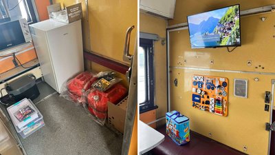 "Вагон незламності" запрацював у Дубні на Рівненщині "Вагон незламності" запрацював у Дубні на Рівненщині