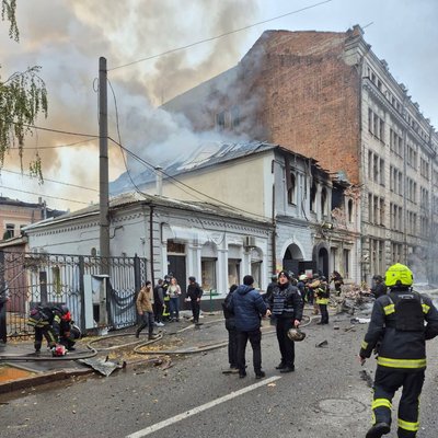 У Харкові влучання у приватний дитячий садочок у Холодногірському районі, є поранені діти