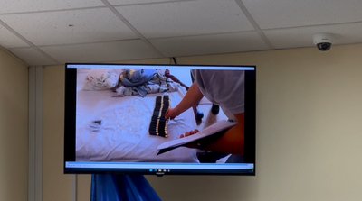 Скріншот з відео обшуку квартири у Львові Скріншот з відео обшуку квартири у Львові