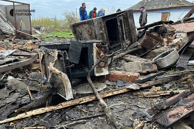 Обстріл Глобинської громади на Полтавщині: фоторепортаж Обстріл Глобинської громади на Полтавщині: фоторепортаж