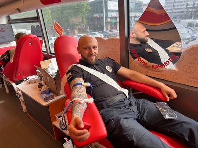 У Житомирі вперше працював мобільний автобус для донації крові У Житомирі вперше працював мобільний автобус для донації крові