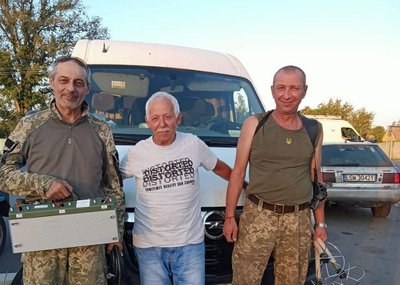 Волонтер Олександр Каніболоцький, велопробіг Волонтер Олександр Каніболоцький, велопробіг