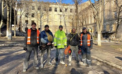 Будівельний батальйон "Добробат" відновлює Миколаївський політехнічний коледж Будівельний батальйон "Добробат" відновлює Миколаївський політехнічний коледж