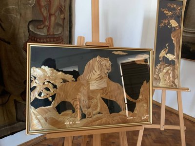 Виставка, вироби із соломи, Петро Левицький Виставка, вироби із соломи, Петро Левицький