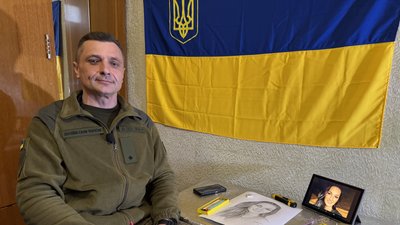 Ярослав "Пікассо" Байда військовослужбовець 111 окремої бригади ТрО ЗСУ Донецька область Ярослав "Пікассо" Байда військовослужбовець 111 окремої бригади ТрО ЗСУ Донецька область