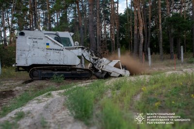Випробування машини для механізованого розмінування