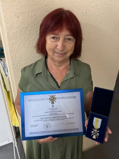 Лікарку з Білозерська нагородили відзнакою «Гідність і відвага»