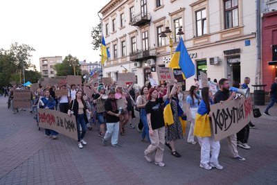 Протестна хода, Івано-Франківськ Протестна хода, Івано-Франківськ