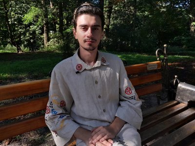 Данило Щоголь, вишиванка, Херсонщина, Дар'ївка Данило Щоголь, вишиванка, Херсонщина, Дар'ївка