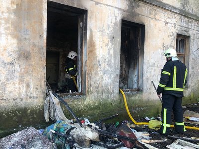 Пожежа в центрі Житомира: що горить Пожежа в центрі Житомира: що горить