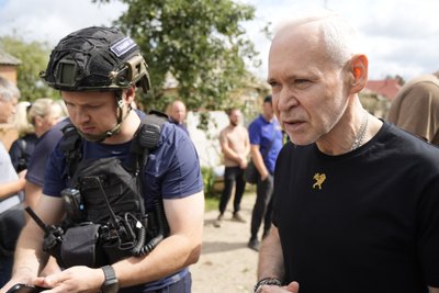 Ігор Терехов на місці влучання Ігор Терехов на місці влучання