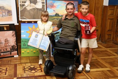 Роману Цимбалюку вручили нагороду орден “За мужність” ІІІ ступеня