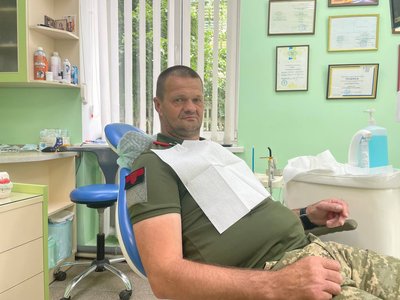 Протезування зубів, військові, Тернопіль, червень 2024 Протезування зубів, військові, Тернопіль, червень 2024