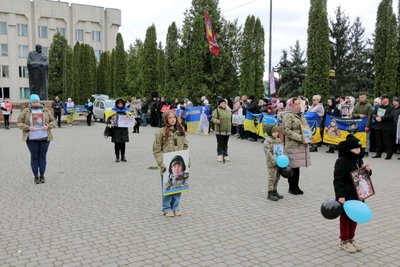 Акція на підтримку військовополонених і зниклих безвісти, військовополонені, зниклі безвісти, Шумськ, квітень 2025 Акція на підтримку військовополонених і зниклих безвісти, військовополонені, зниклі безвісти, Шумськ, квітень 2025