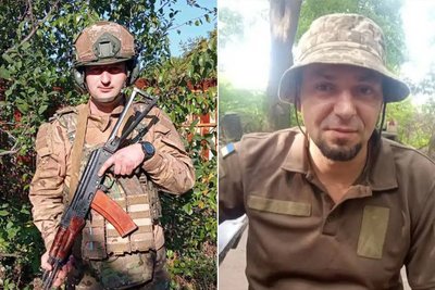Звільнені з полону буковинці Пилип Бондаренко та Василь Дуда Звільнені з полону буковинці Пилип Бондаренко та Василь Дуда