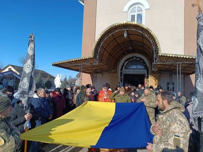 Попрощалися з воїном Іваном Жмудом, Тернопільщина, січень 2025 Попрощалися з воїном Іваном Жмудом, Тернопільщина, січень 2025