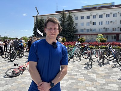 Учасник акції до Дня Героїв у Новодністровську Максим Федоров Учасник акції до Дня Героїв у Новодністровську Максим Федоров