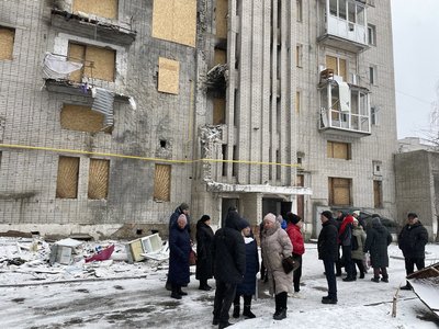 В Охтирці планують капремонт пошкодженого дронами будинку В Охтирці планують капремонт пошкодженого дронами будинку