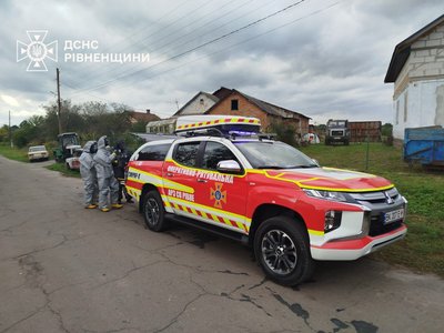 Витік хлору з балона стався у селищі на Рівненщині