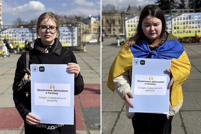 "Ваш абонент — поза зоною досяжності": в Житомирі провели акцію на підтримку полонених та зниклих безвісти "Ваш абонент — поза зоною досяжності": в Житомирі провели акцію на підтримку полонених та зниклих безвісти