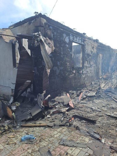 Наслідки обстрілів Донеччини 28 березня. Фото: Telegram / Павло Кириленко Наслідки обстрілів Донеччини 28 березня. Фото: Telegram / Павло Кириленко