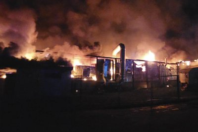 Пожежа на одному з приватних підприємств Житомира: загоряння гасили понад 6 годин Пожежа на одному з приватних підприємств Житомира: загоряння гасили понад 6 годин