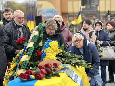 Із загиблим воїном Сергієм Фоміним попрощалися у Рівному