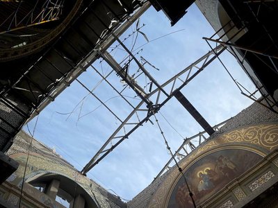 Підтоплений собор в Одесі